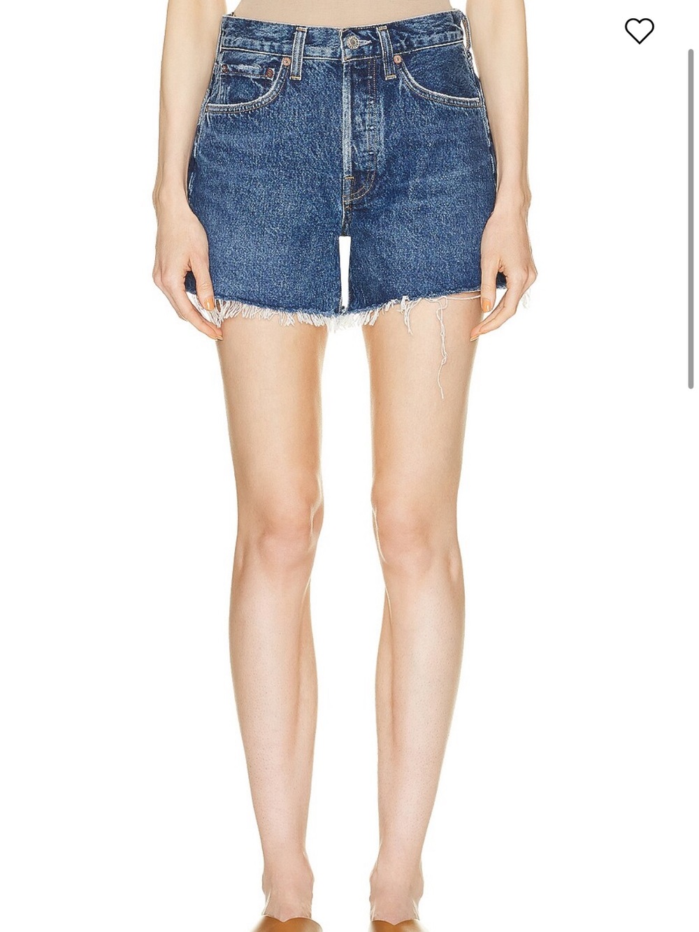 Agolde Parker Long Shorts - Picture 9 of 9